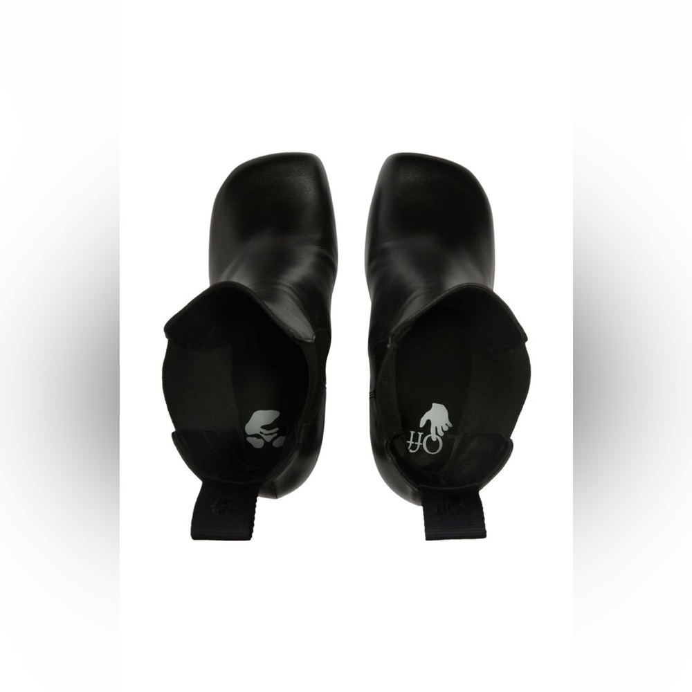 Off-White leather heeled boots - Picture 6 of 9
